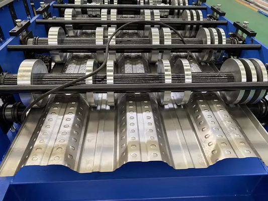 JCX Floor Deck Roll Forming Machine Struktur Baja Logam Otomatis Lantai Deck Roll Forming Machine