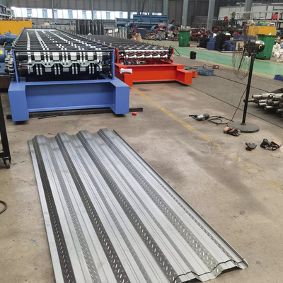 JCX Floor Deck Roll Forming Machine Struktur Baja Logam Otomatis Lantai Deck Roll Forming Machine