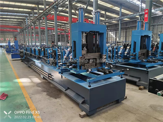 80-300 c z purlin roll membentuk mesin C Z rangka baja mesin purlin