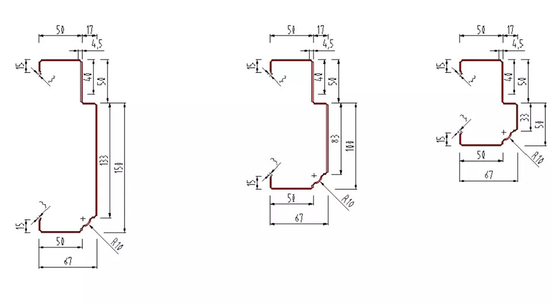 4.5kw Rolling Shutter Bilah Roll Forming Machine PLC Converter