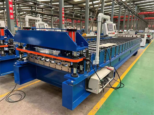 Mesin Roll Forming Panel Atap berkecepatan tinggi 0,3-0,8mm digunakan untuk atap