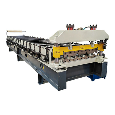 Aluminium Roof Panel Roll Forming Machine Tebal 0.3-0.6mm