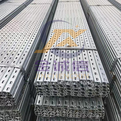 Mesin Saluran C, Dukungan Panel Surya Otomatis Uni strut C Channel Roll Forming Machine