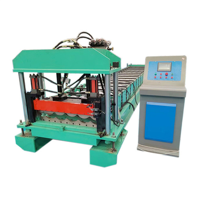 3-5m / Min Glazed Tile Cold Roll Forming Machine Untuk Konstruksi