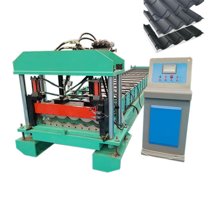 3-5m / Min Glazed Tile Cold Roll Forming Machine Untuk Konstruksi