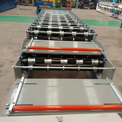 Steel Double Layer Roll Forming Machine Untuk Metal Ibr Box Profile Roof Wall Panel