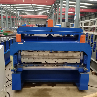 Mesin Roll Forming Lapisan Ganda Logam Warna Untuk Lembaran Atap Baja Dan Panel Dinding