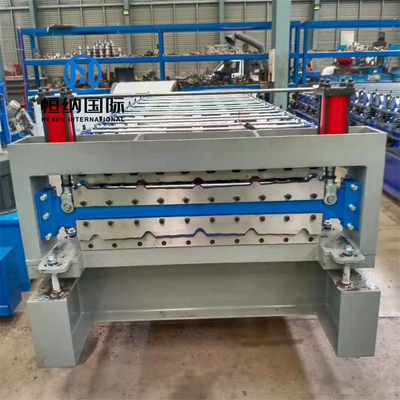 Mesin Roll Forming Lapisan Ganda Baja Warna Untuk Panel Dinding Atap Trapesium Ibr