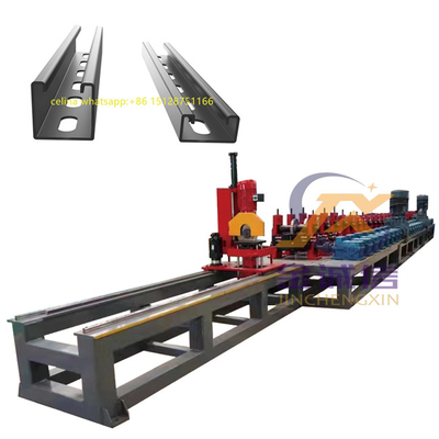 22KW Strut Channel Roll Forming Machine untuk Dukungan Panel Surya