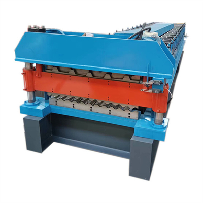 0.3-0.8mm Panel Dinding Atap Double Deck Roll Forming Machine 380V 50Hz