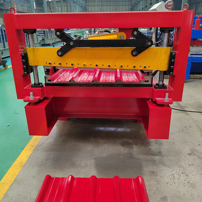 Rib Roof Panel Roll Forming Machine 15m / Min Mesin Pembuat Panel Atap