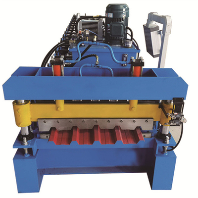 Panel atap baja warna logam roll membentuk mesin mesin pembuat atap kecepatan tinggi