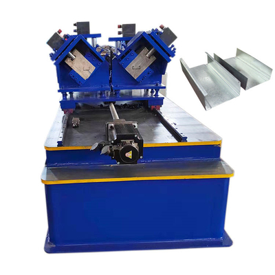 Double Line Drywall Studs dan Track Roll Forming Machine Sertifikasi CE Baja Galvanis
