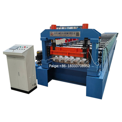 MESIN PEMBENTUK LOGAM DECK ROLL FORMING MESIN PEMBENTUKAN LANTAI DECK DINGIN