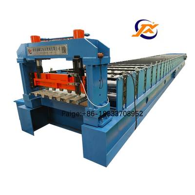 MESIN PEMBENTUK LOGAM DECK ROLL FORMING MESIN PEMBENTUKAN LANTAI DECK DINGIN