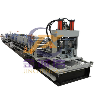 1 ~ 3MM Tebal Mesin Bahan Bangunan Atap Logam CZ Purlin Roll Forming Machine