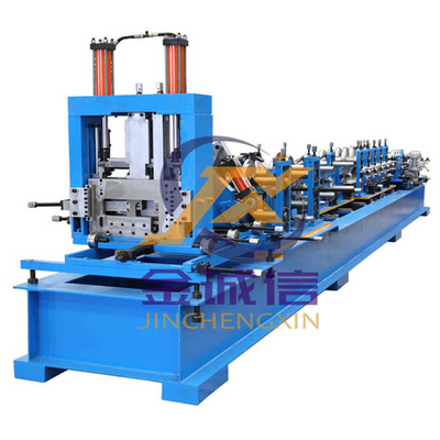 C80-300 C Purlin Roll Forming Machine, Mesin Roll Forming C Channel Otomatis Penuh