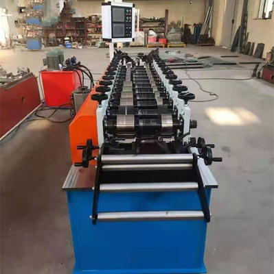 Double Line Metal Stud Dan Track Drywall CU Omega L Angle Profile Roll Forming Machine