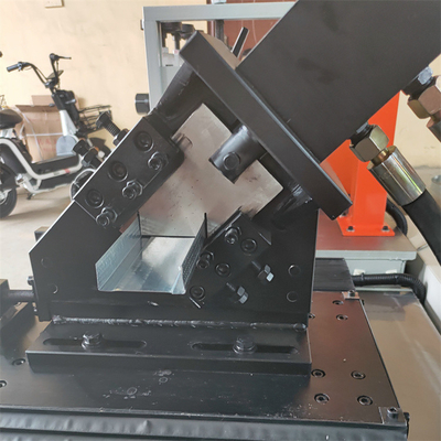 Metal CU Omega Stud Dan Track Roll Forming Machine Untuk Drywall