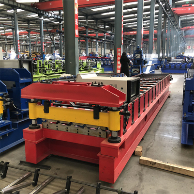Penggunaan mesin roll forming panel atap otomatis berkecepatan tinggi untuk Bahan Konstruksi