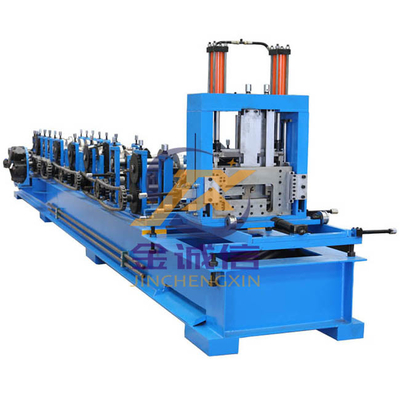 Daya Utama 22KW C Z Purlin Roll Forming Machine Perubahan Cepat Daya Tahan Tinggi