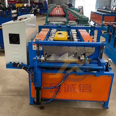 Kunci Klip Otomatis Penuh Berdiri Seam Roofing Sheet Profiling Mesin Roll Forming