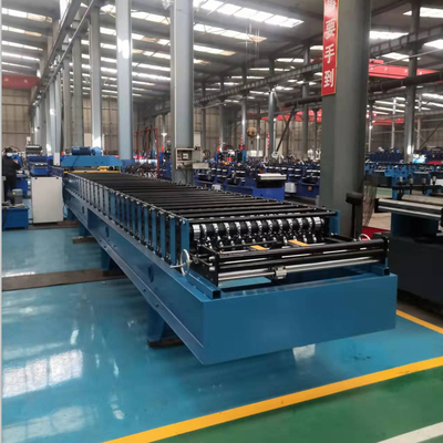 Mesin Roll Forming Lembaran Logam Bergelombang Disesuaikan Untuk Panel Dinding Dan Lembaran Atap