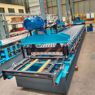 Metal Tile Corrugated Sheet Roll Forming Machine Untuk Bahan Bangunan Dinding Atap Panel
