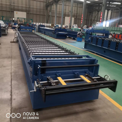 Atap Gelombang Bergelombang Logam Dicat Dilapisi Dan Panel Dinding Mesin Roll Forming Dingin