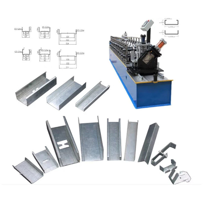 Drywall Channel 415V Stud And Track Machine kecepatan cepat 45-50m / mnt