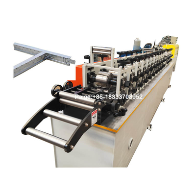 T BAR ROLL FORMING MACHINE CEILING GTID CHANNEL MESIN ROLL FORMING UNTUK CEILING