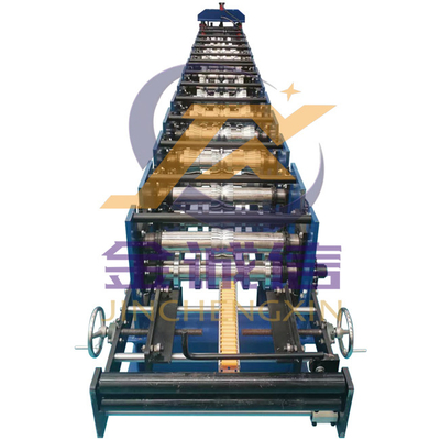380V 50Hz Ridge Cap Roll Forming Machine Kontrol PLC Siemens Penuh Otomatis