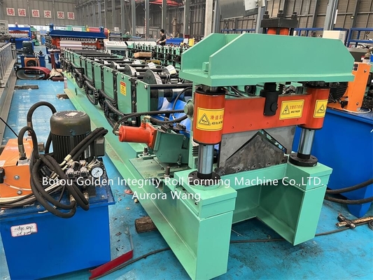 Lembaran Atap Logam Dingin Berkualitas Baik Baja Warna Roll Forming Atap Baja Ridge Cap Cover Roll Forming Machine