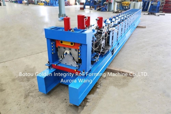 Bahan logam berkualitas baik lembaran atap ridge tile cover roll forming machine dengan harga pabrik