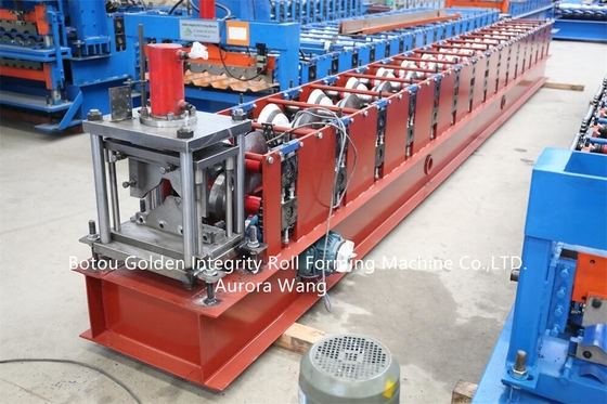 Genteng baja berkualitas baik menggunakan mesin ridge roll forming untuk menutupi panel atap dengan harga pabrik