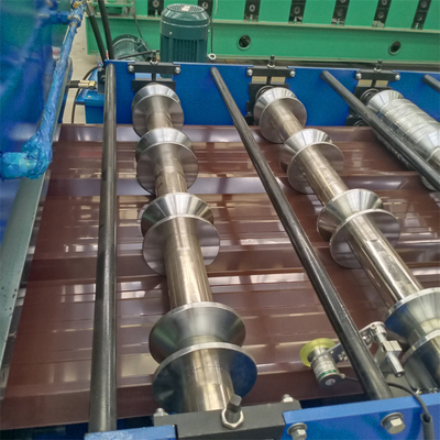 Pre Painted Steel Galvanized Ibr Roof Panel Roll Forming Machine Untuk Panel Dinding