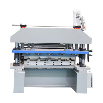 Baja Warna Galvanis 5 Rib Metal Ibr Roof Panel Roll Forming Machine Harga Pabrik