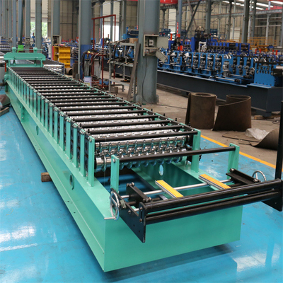 Panel dinding atap mesin roll membentuk lembaran bergelombang kecepatan tinggi 0,3-0,8mm 30m / mnt