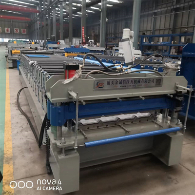Mesin Roll Forming Panel Atap PPGL 15m / Min Mesin Pembentuk Genteng