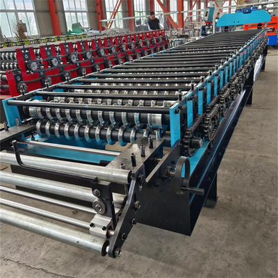 Sistem PLC Mesin Roll Forming Lembar Bergelombang Kecepatan Tinggi 0.3mm-0.8mm