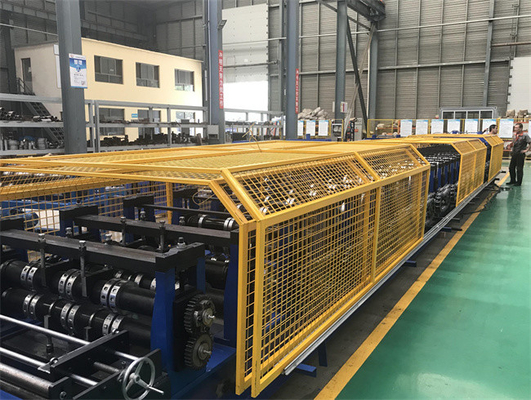 Metal Deck Roll Bekas PLC dan Konverter dengan penutup pelindung