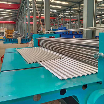 Gear Drive Corrugated Roll Membuat Mesin 12m / Min Bahan Baja Coloe