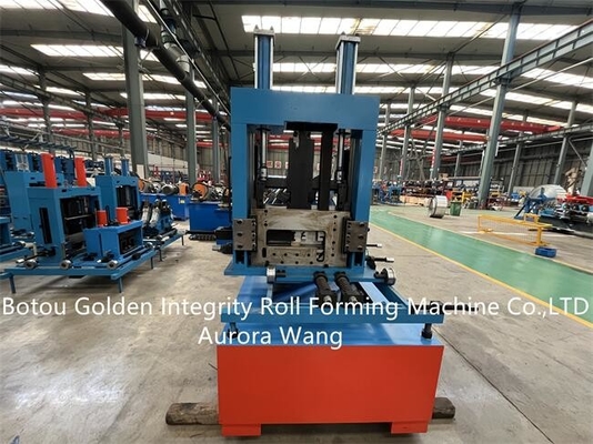 Mesin Roll Forming Dingin Disesuaikan Q235 Bahan Baku Baja Galvanis