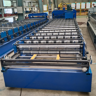 Mesin Roll Forming Glazed yang Disesuaikan, Bahan Aluminium GI PPGI