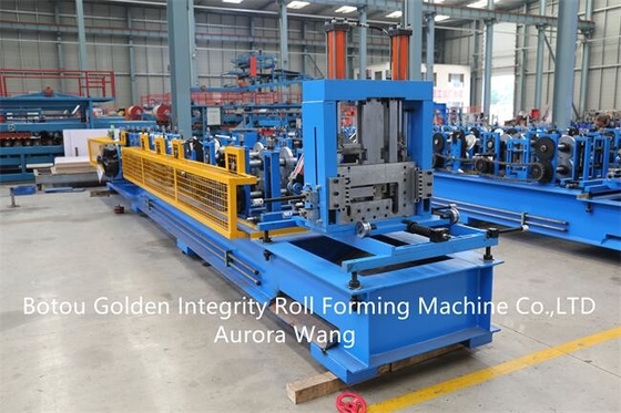 Steel CZ Purlin Roll Forming Machine ISO9001 CE U Purlin Roll Forming Machine