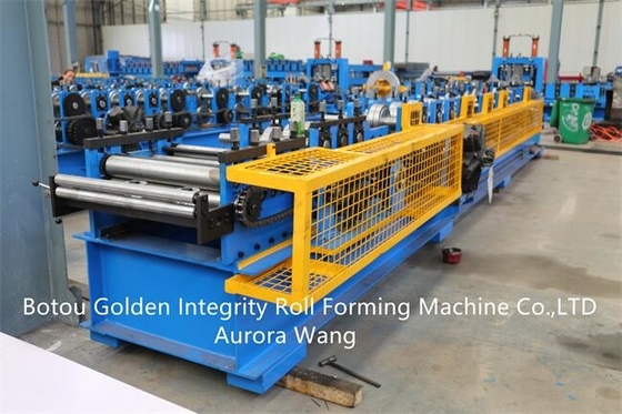 Steel CZ Purlin Roll Forming Machine ISO9001 CE U Purlin Roll Forming Machine