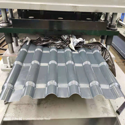 Mesin Roll Forming Ubin Berlapis Warna Berlapis 20m / mnt Mesin Pembuat Lembaran Atap