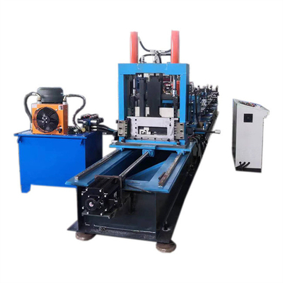 Aluminium Z Purlin Roll Forming Machine 20-30m / mnt C Mesin Pembuat Purlin