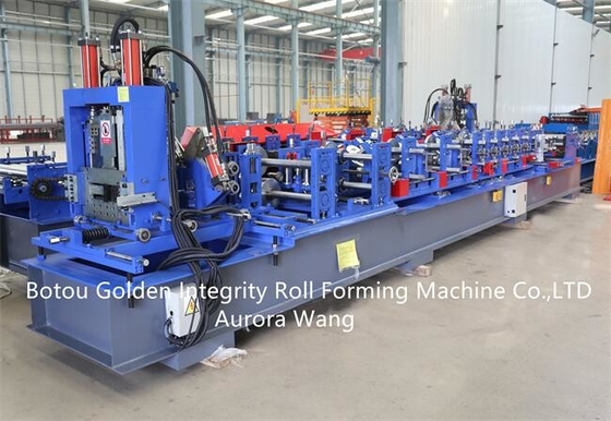 PLC Cz Purlin Membentuk Mesin Rangka Baja Mesin Pembuat Purlin