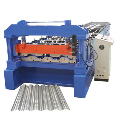 15-20m / Min Lantai Decking Roll Forming Machine Pemotong Hidrolik